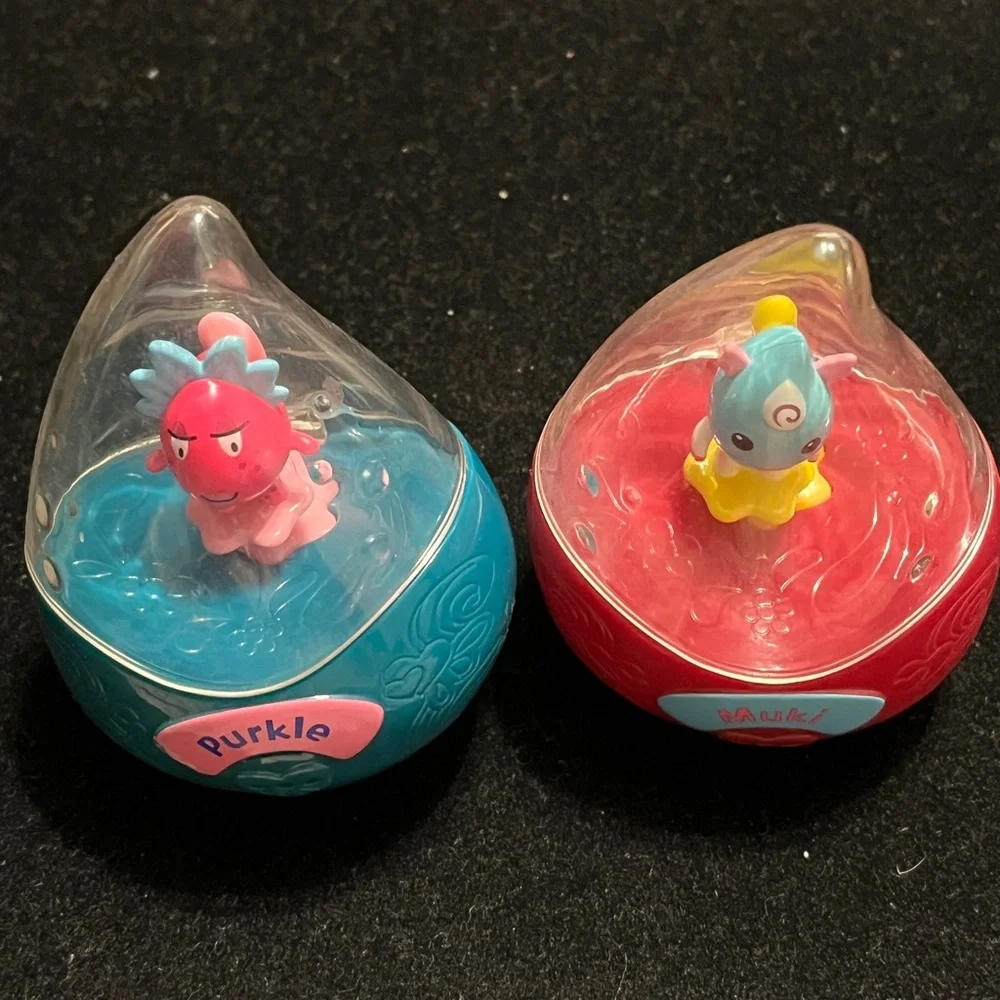 Lot of 2 Wild Planet Aquapets Dew Drops Voice Activated Interactive Aqua Pets